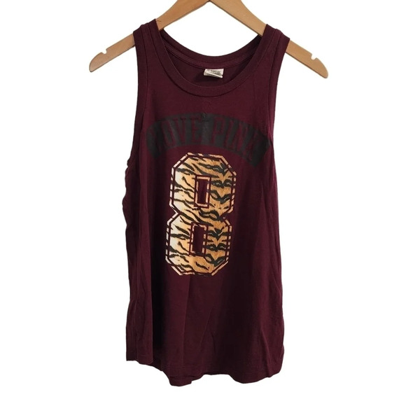 PINK VS Purple Tiger Print Tank Top Size XS - Picture 3 of 7